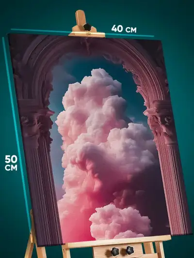 Картина на стену Религия арка облака 40x50