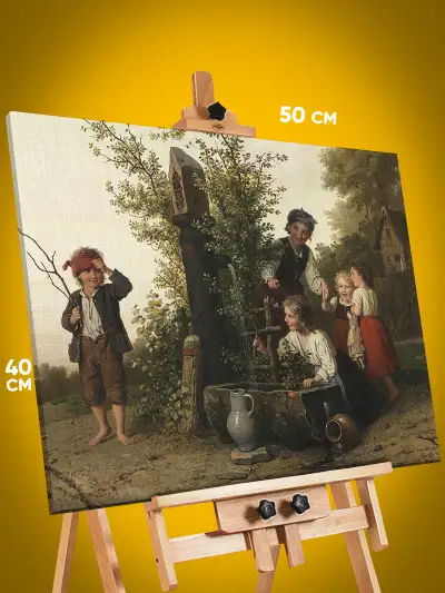 Картина на стену Репродукция Игра в жмурки 40x50