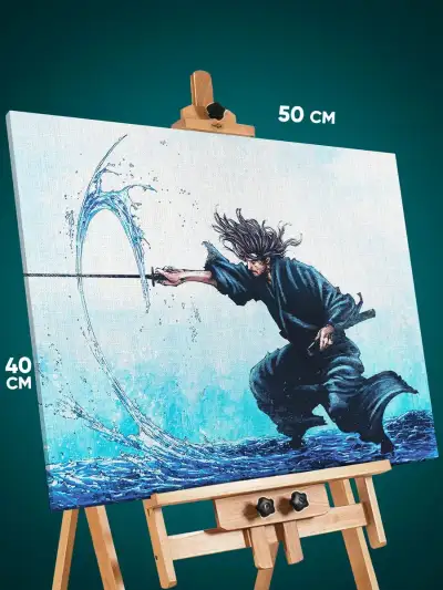 Картина на стену Самурай Япония катана 40x50
