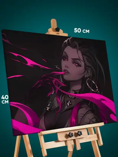 Картина на стену Valorant Игра Рейна 40x50
