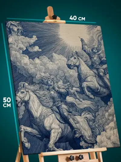 Картина на стену Религия ангел архангел 40x50