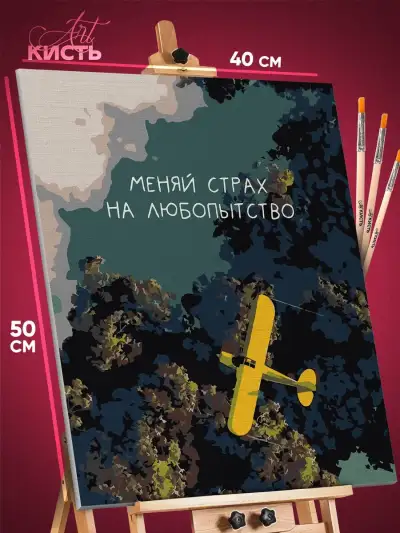 Картина по номерам Мотивация 40x50