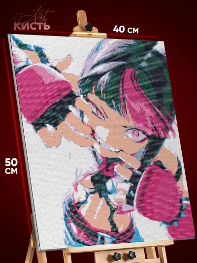 Алмазная мозаика Street Fighter Игра Spider 40x50