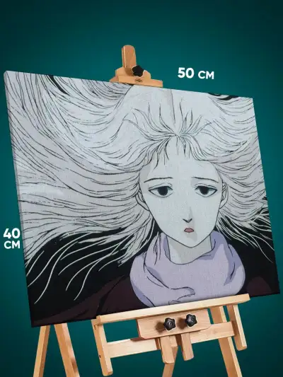 Картина на стену Яйцо ангела Аниме 40x50
