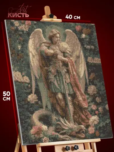 Алмазная мозаика Религия ангел архангел меч воин 40x50