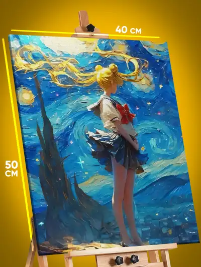 Картина на стену Сейлор Мун Аниме 40x50