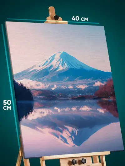 Картина на стену Пейзаж Япония Фудзияма гора 40x50