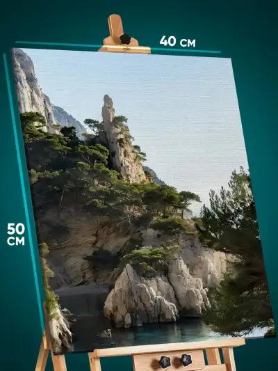 Картина на стену Пейзаж морской природа горы 40x50