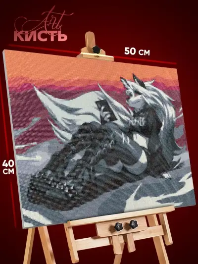 Алмазная мозаика Мультсериалы Адский босс 40x50