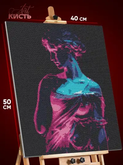 Алмазная мозаика Статуя эстетика девушка 40x50