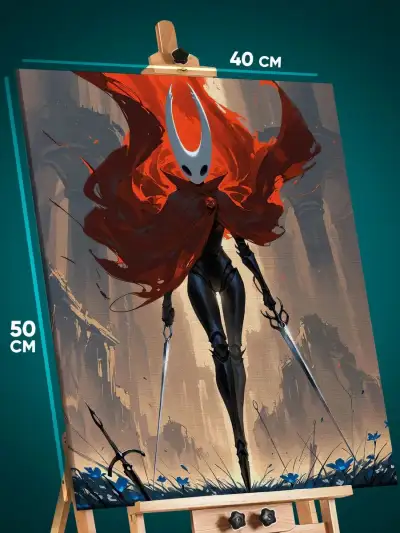 Картина на стену Hollow Knight Игра 40x50