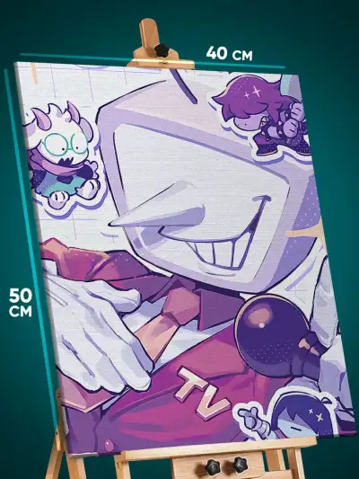 Картина на стену Deltarune Игра 40x50