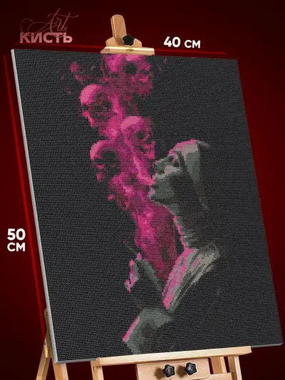 Алмазная мозаика Девушка Портрет грешная монашка 40x50