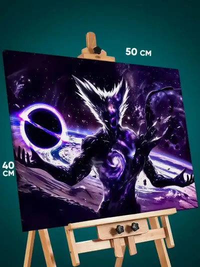 Картина на стену One Punch Man Аниме Гароу 40x50