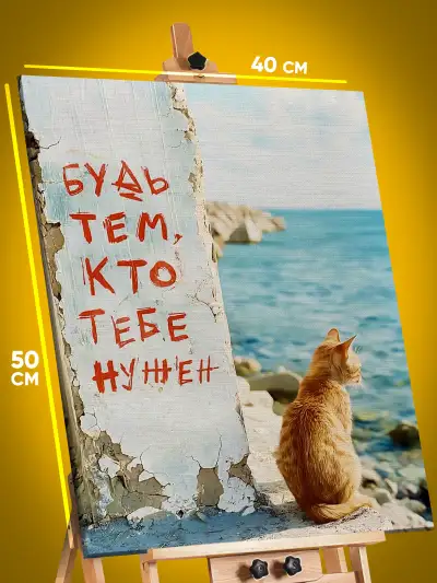 Картина на стену Мотивация 40x50