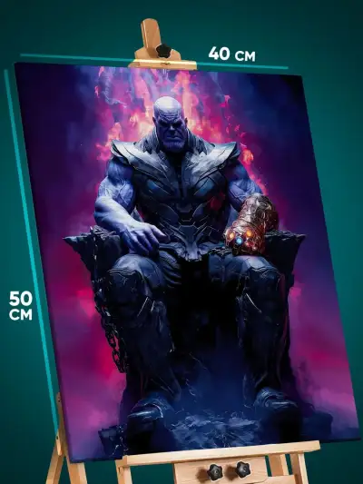 Картина на стену Marvel Танос 40x50