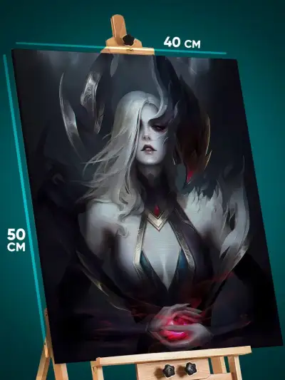 Картина на стену League Of Legends Игра Моргана 40x50