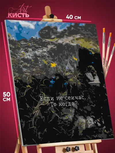 Картина по номерам Мотивация 40x50