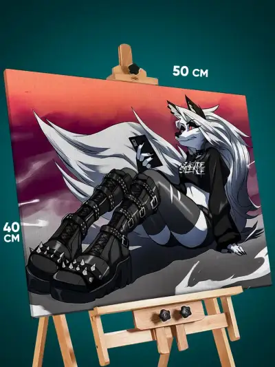 Картина на стену Мультсериалы Адский босс 40x50