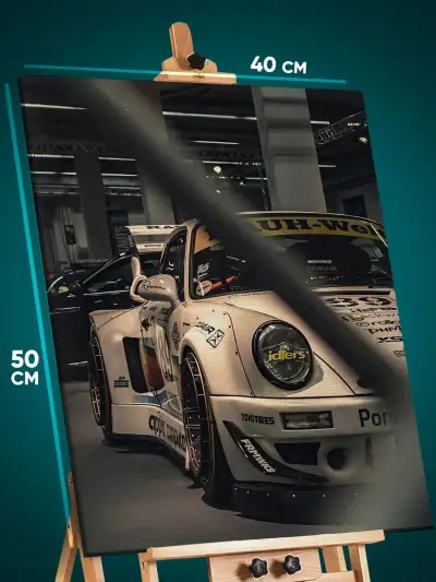 Картина на стену Авто RWB Porsche 40x50