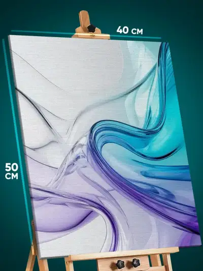 Картина на стену Абстракция волны 40x50