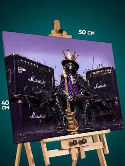 Картина на стену Ван-Пис Аниме Брук 40x50