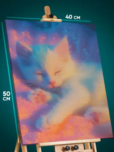 Картина на стену Котики спит 40x50