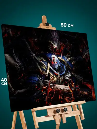 Картина на стену Warhammer Игра 40x50