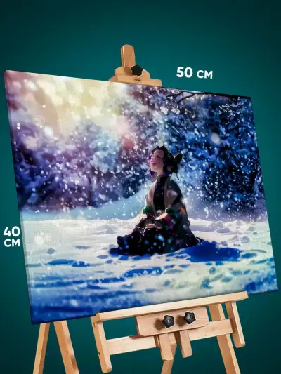 Картина на стену Клинок рассекающий демонов Аниме Шинобу 40x50