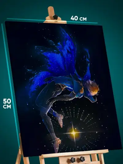 Картина на стену Геншин Импакт Игра Дайнслейф 40x50