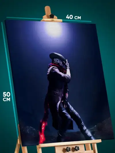 Картина на стену Devil May Cry Игра Данте 40x50