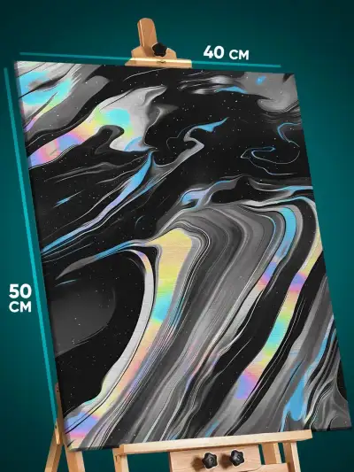 Картина на стену Абстракция космос 40x50
